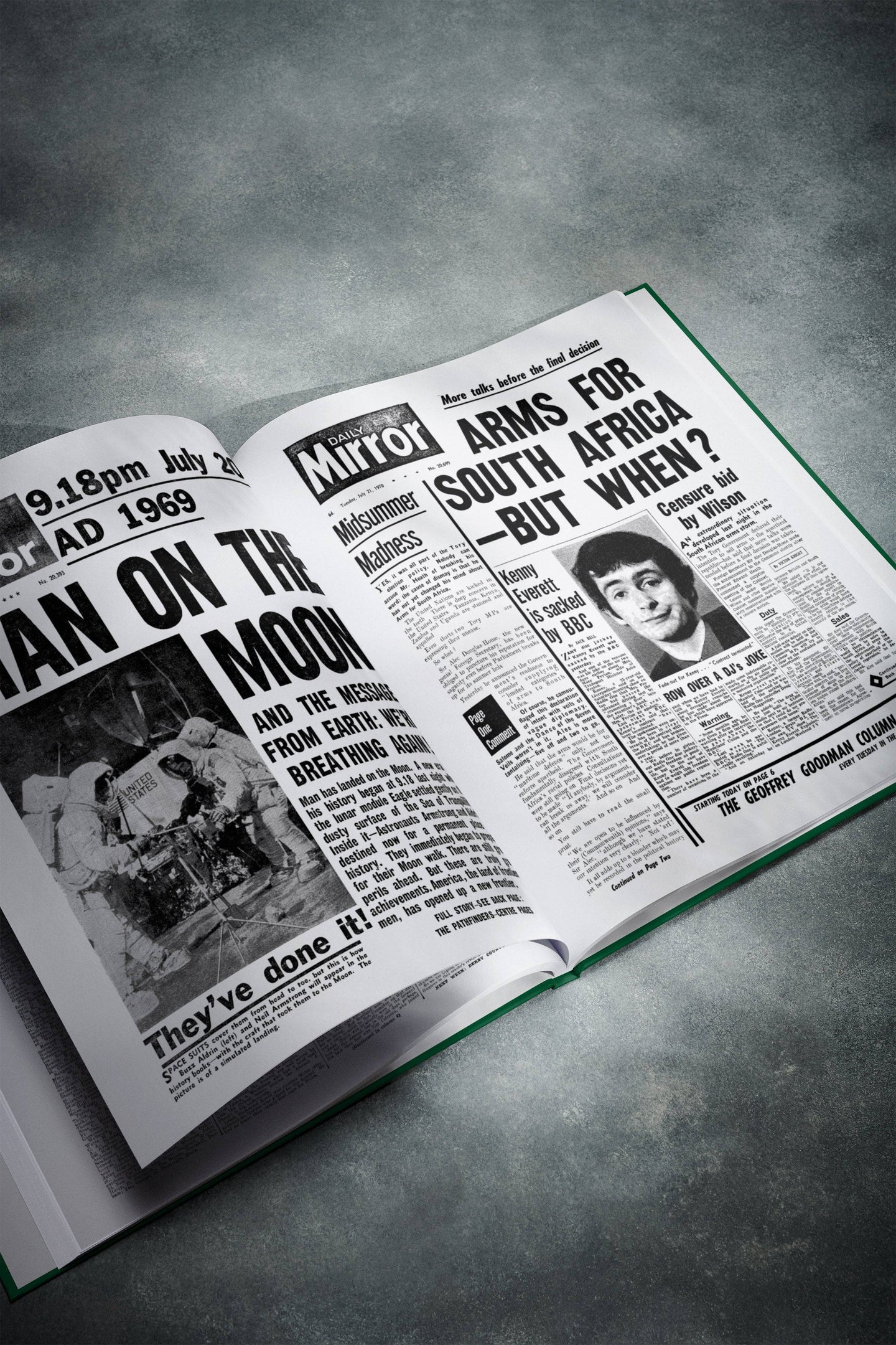 60th Milestone Birthday Newspaper Book