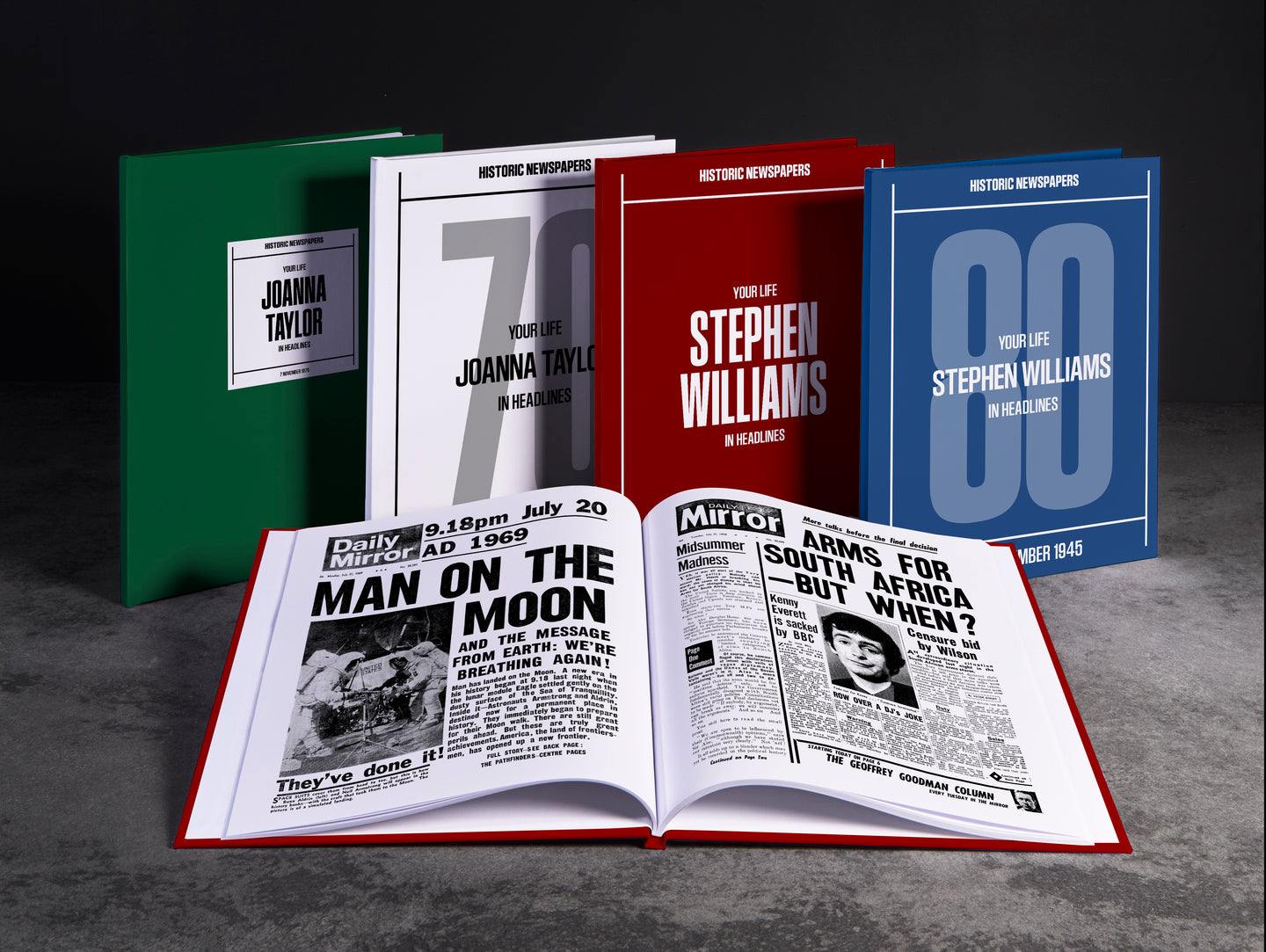 Personalised Birthday Newspaper Book