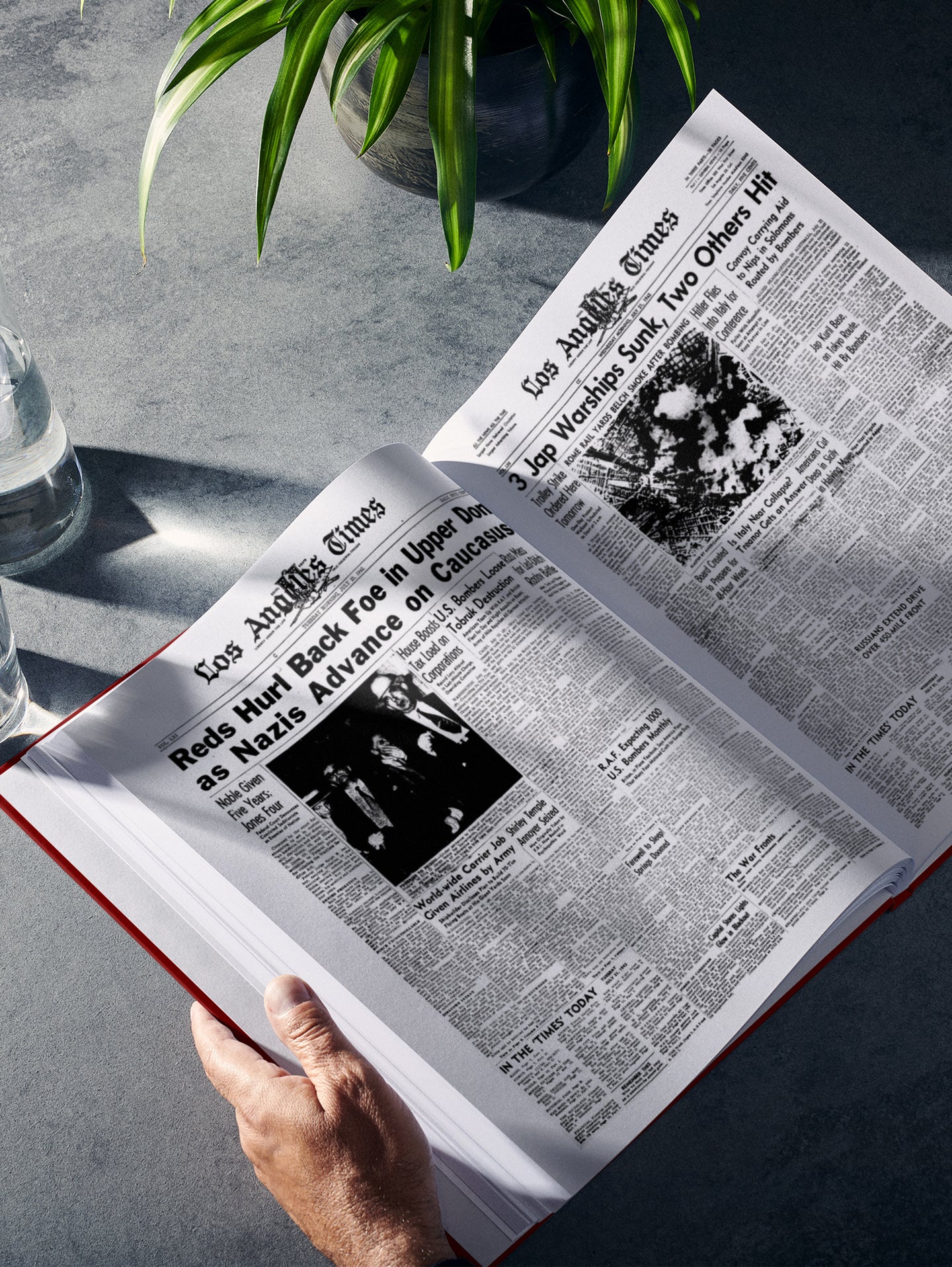 Personalised Birthday Newspaper Book Los Angeles Times Edition