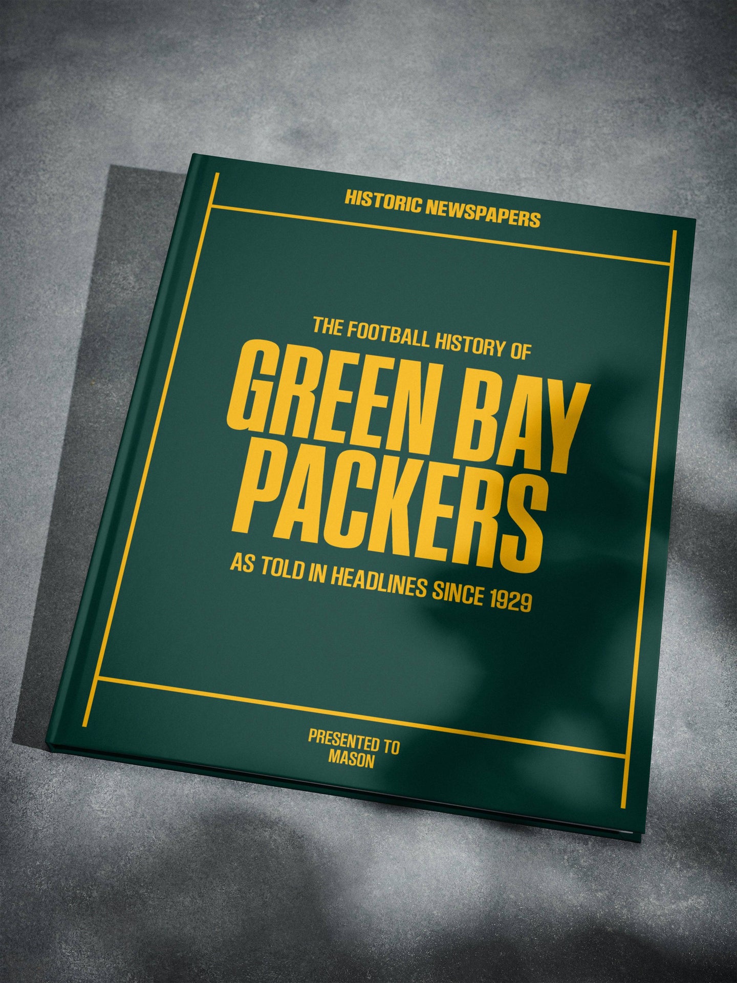 The US Football History of Green Bay Packers Book