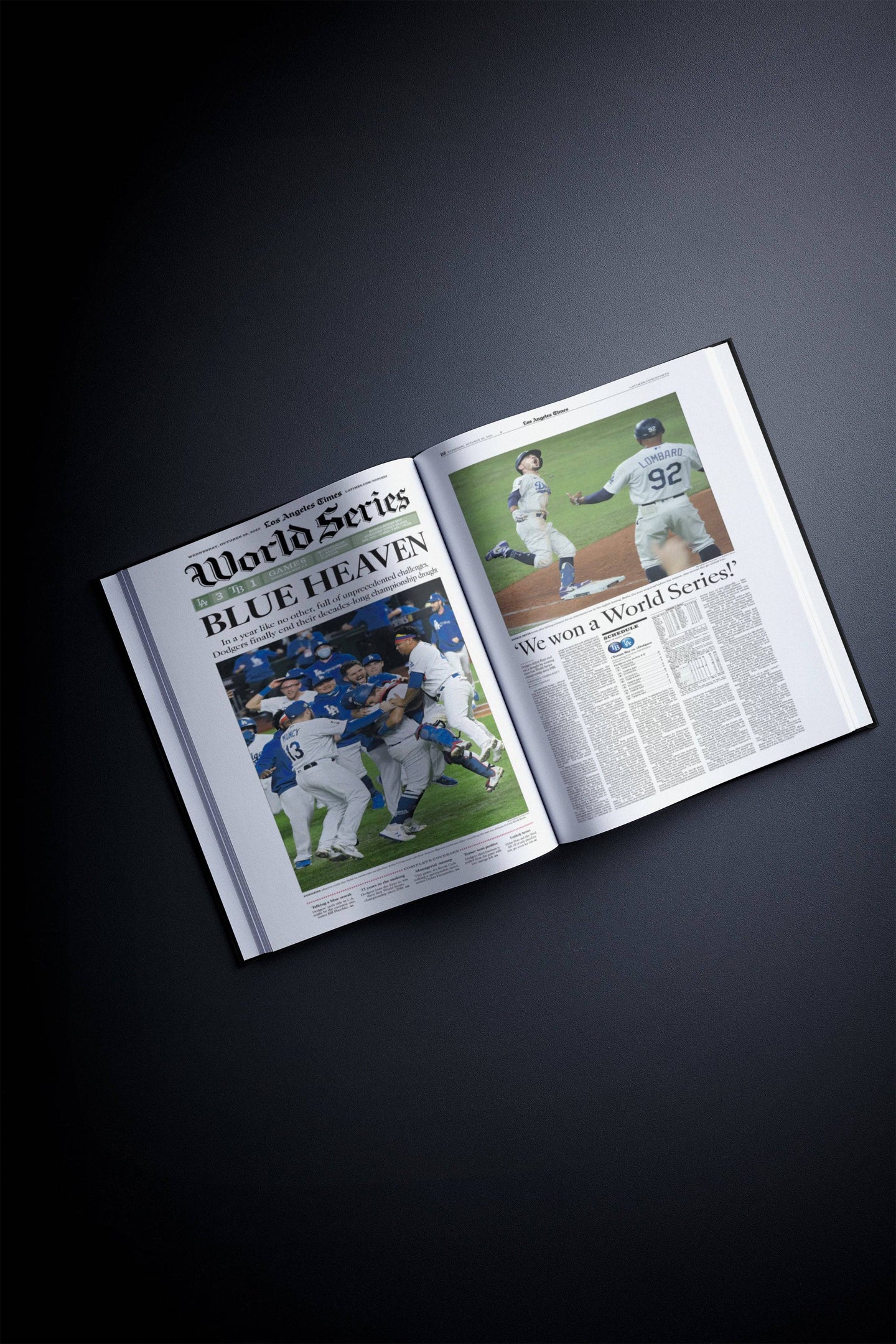 The Baseball History of Los Angeles Dodgers Los Angeles Times Edition