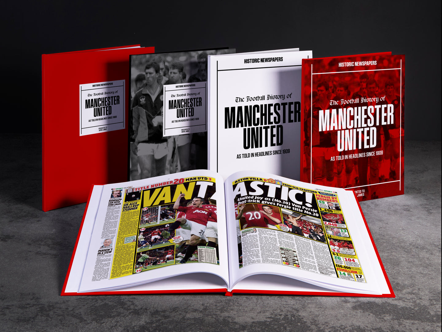The Football History of Manchester United Book