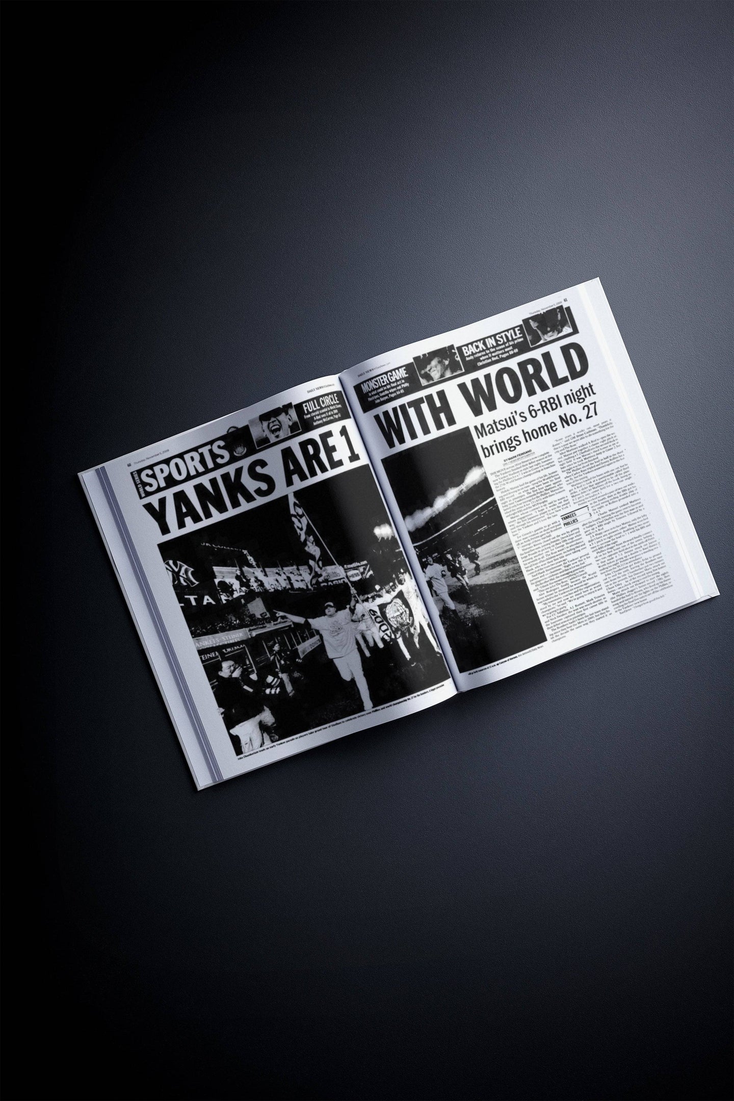 The Baseball History of New York Yankees Daily News Edition