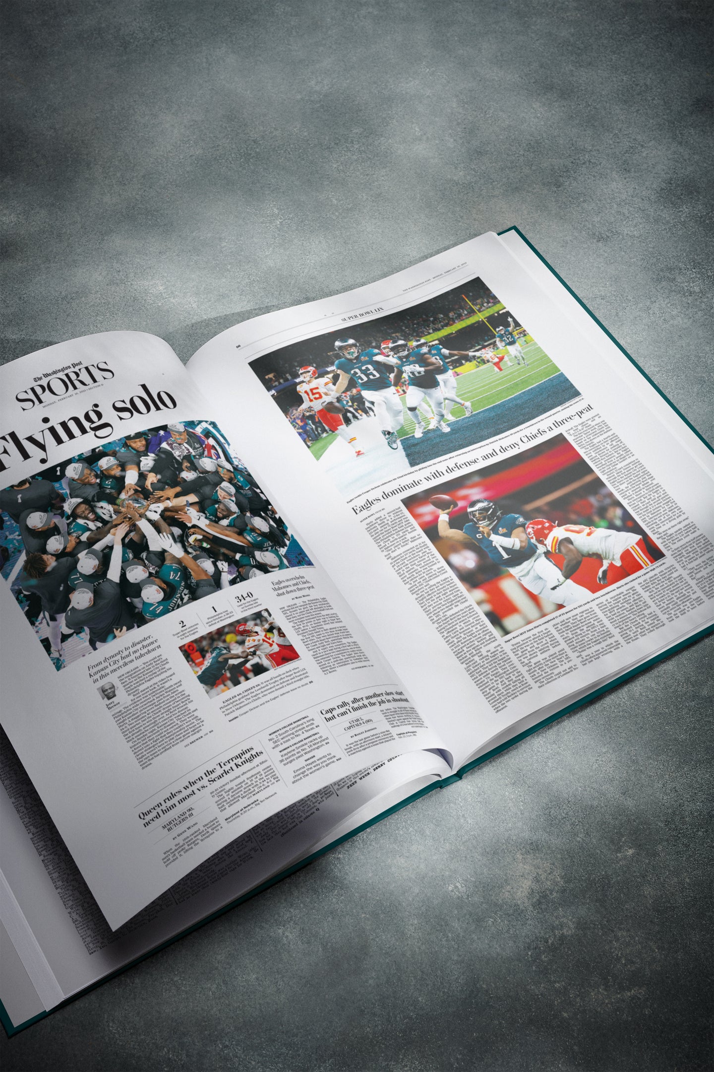 The Football History of Philadelphia Eagles Washington Post Edition Book