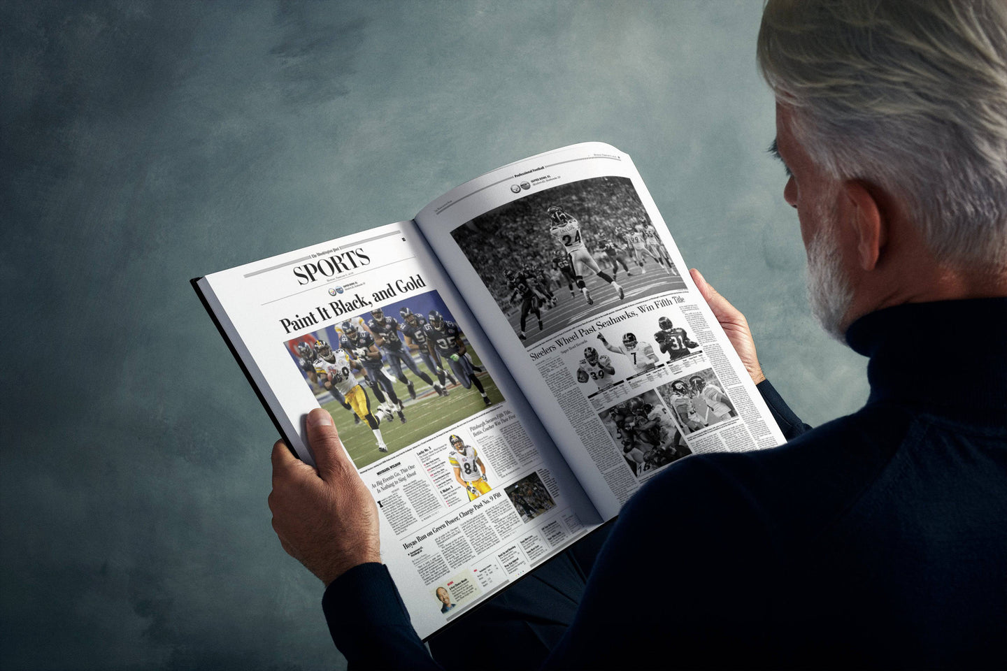 The US Football History of Pittsburgh Steelers Washington Post Edition Book